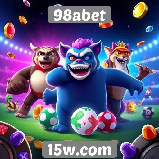 Variedade de jogos disponíveis na plataforma 98abet